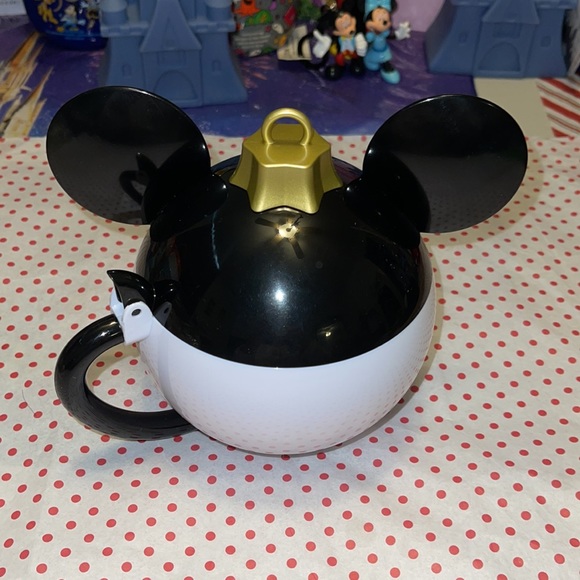 MICKEY SNOWMAN ORNAMENT CUP DRINK HOLDER. BRAND NEW - Picture 8 of 9